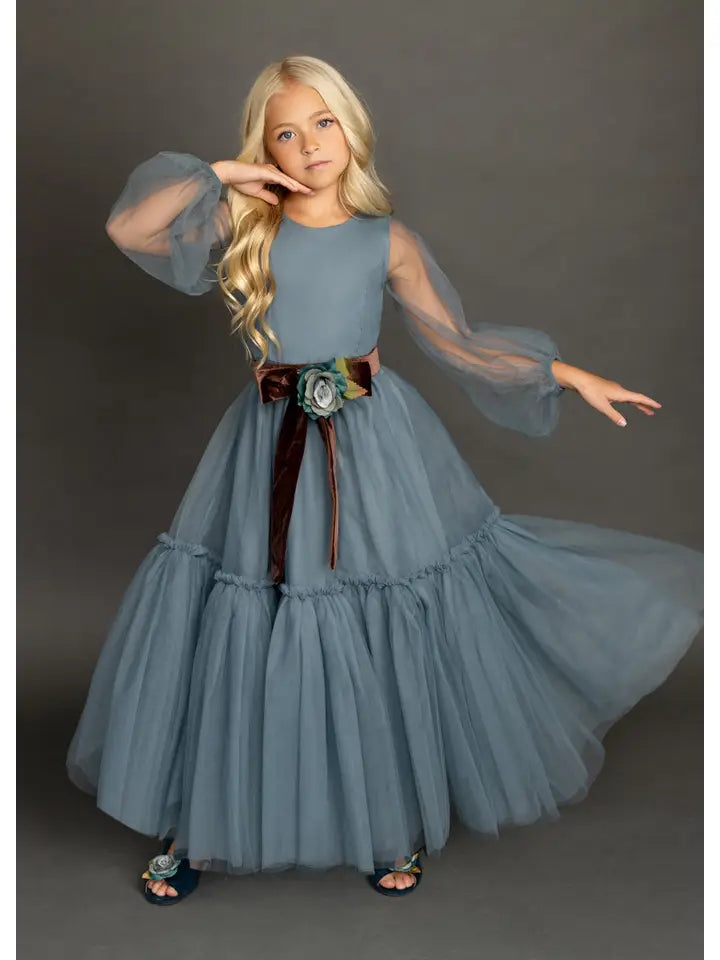 Tianna Dress in Deep Teal