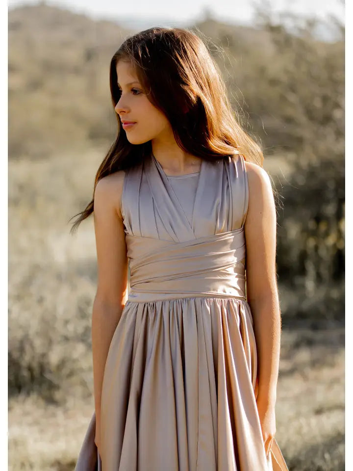 Junie Impact Dress in Stone