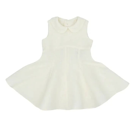 Ivory Linen Party Dress