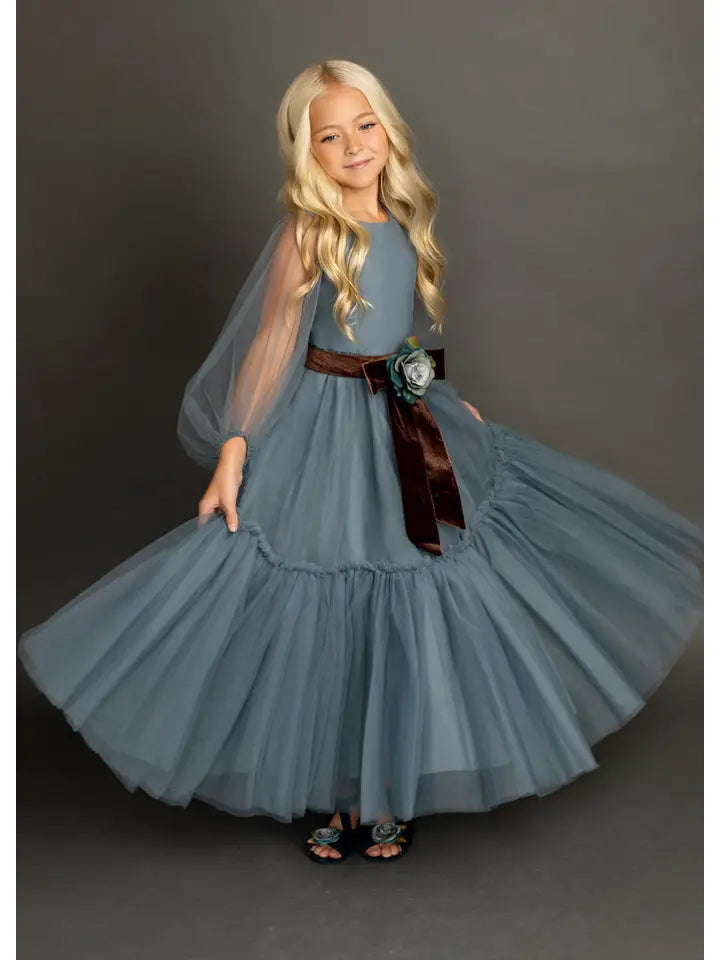 Tianna Dress in Deep Teal